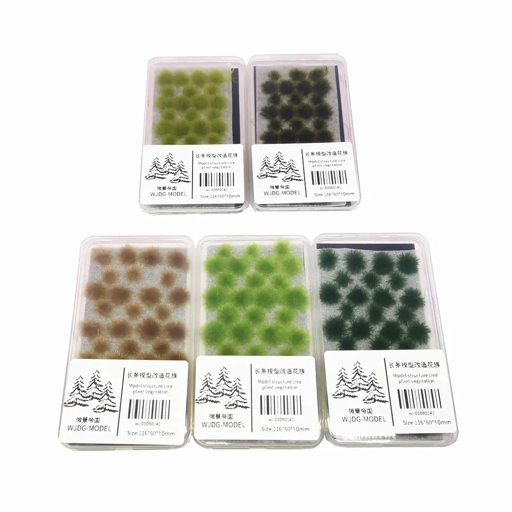 Static Grass Tuft 5mm Self Adhesive Railway Artificial Modeling Wargaming DIY Materials