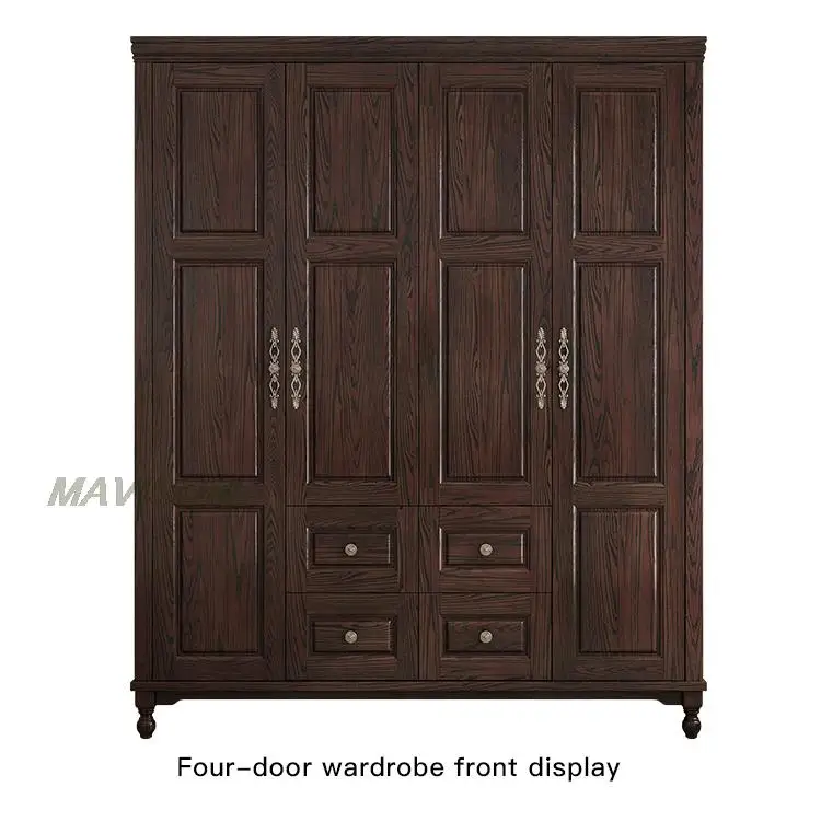 خزانة ملابس بتصميم ريفي كلاسيكي