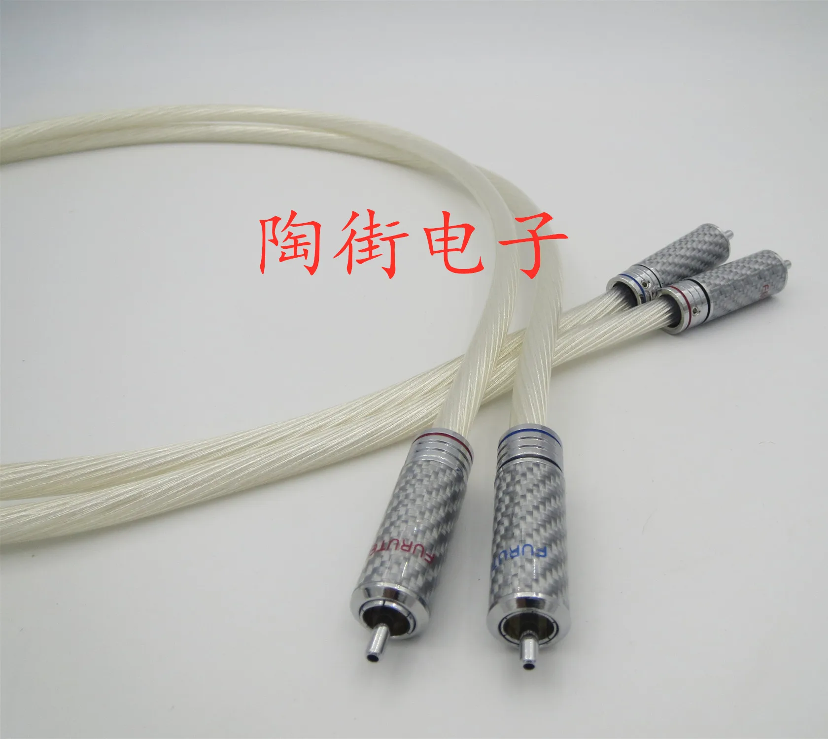 

Silver Plated 5NOCC Fever Speaker, CD Player Audio Cable, Dual RCA Sound Tank, Power Amplifier Signal Cable, Plated Head