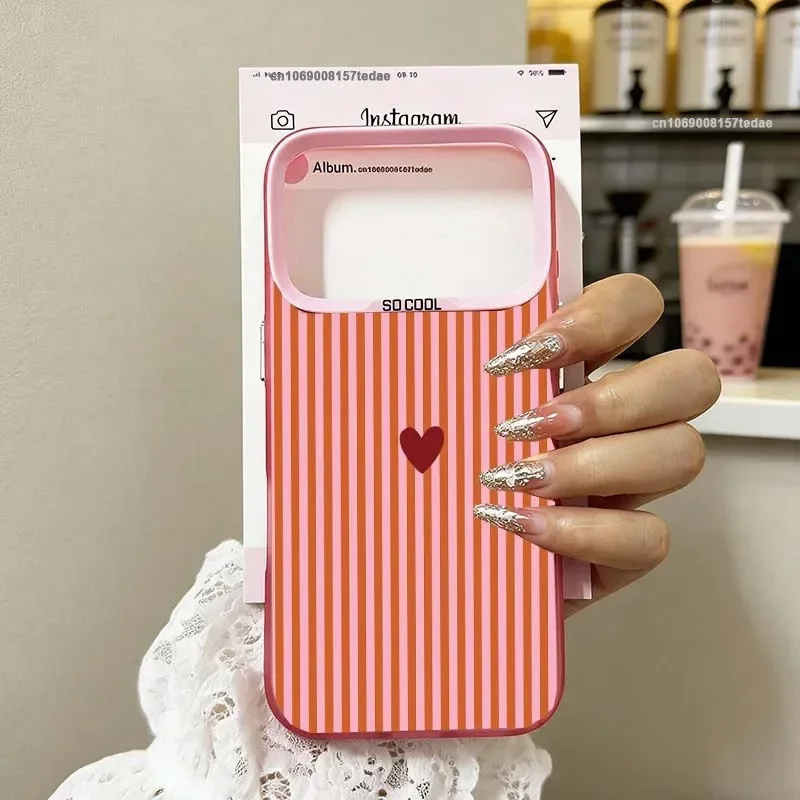 Vibrant Stripe Pattern Fashion Phone Case - Hard IMD Cover