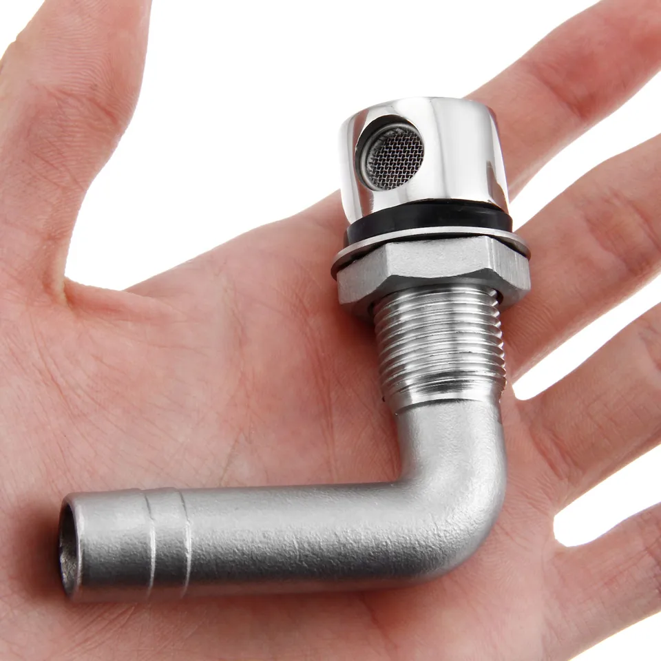 Gomito A 90° In Acciaio Inox 316 Per Sfiato Serbatoio Carburante Barca - Diametro Interno 12 Mm, Esterno 15,7 Mm - Foto 7