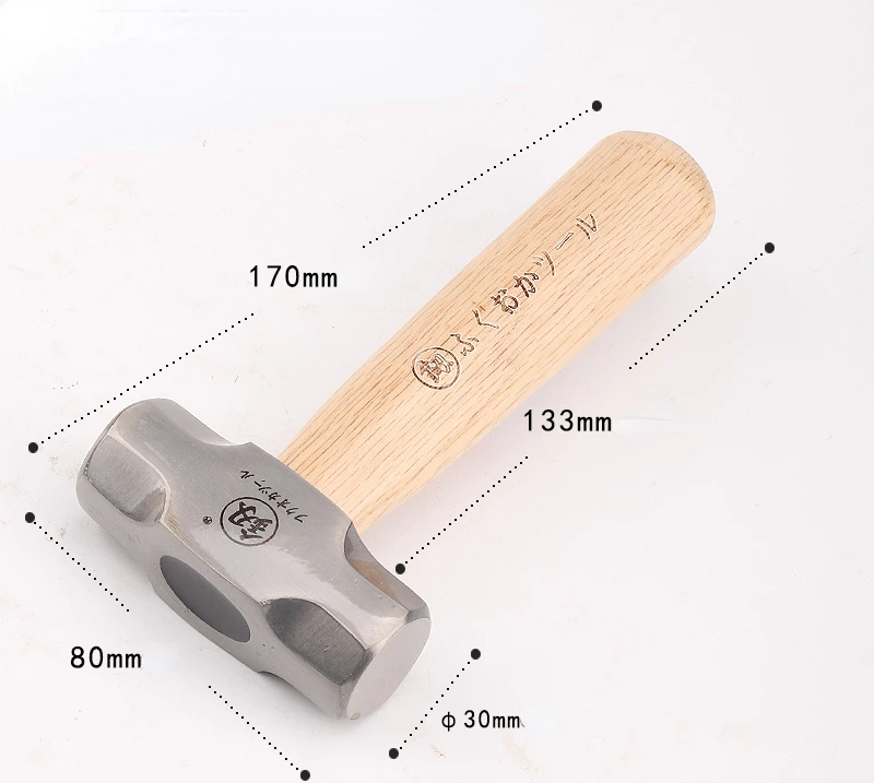 Mini Hammer Solid Wood Short Handle Octagonal Hammer Round Head Hammer High  Carbon Steel Small Hammer Manual Hardware Tool