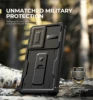 Dexnor For Samsung Galaxy S25 Ultra 2025 Case Full Body Rugged Case with Camera Cover & Built-in Screen Protector Kickstand Case 5