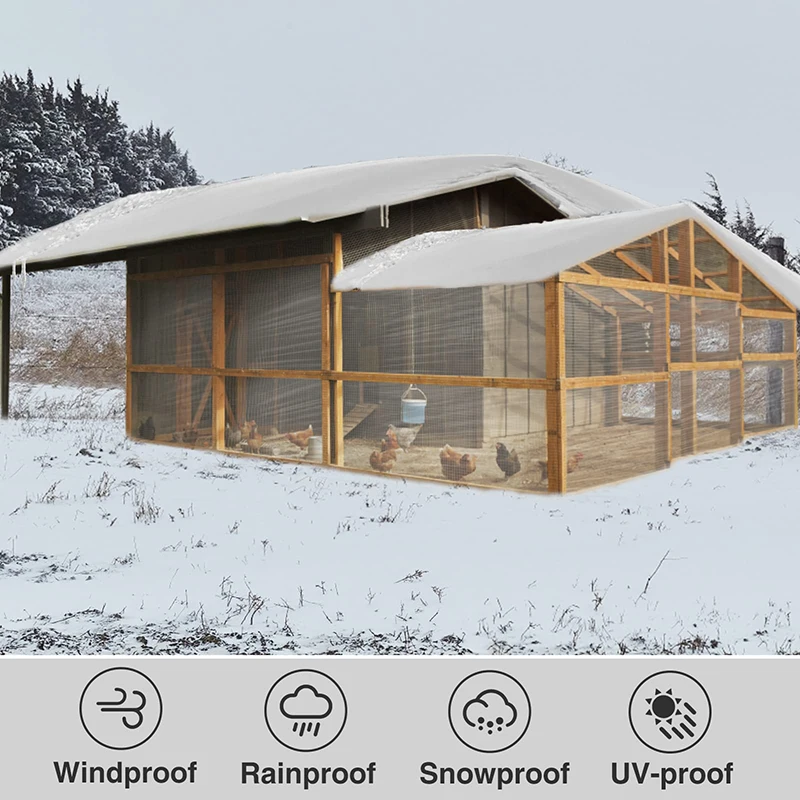 Transparent Tarp 2*3m 4 5 6 7 8 9 10 m 5m Waterproof Cover Garden Plant Tent Camping waterproof tarpaulin waterproof tarp tarpaulin rain cover