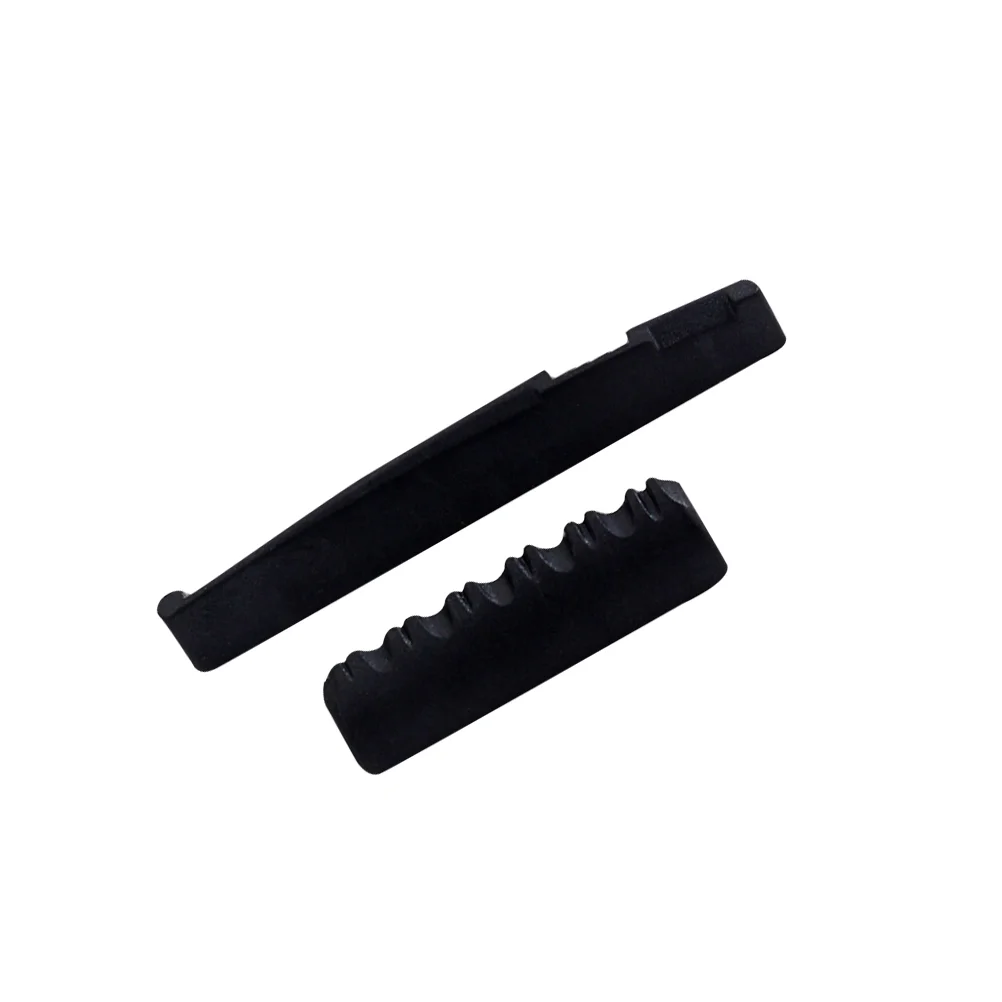 

Guitar Replacement Bridge Saddle and Nut for Guitar (Black)