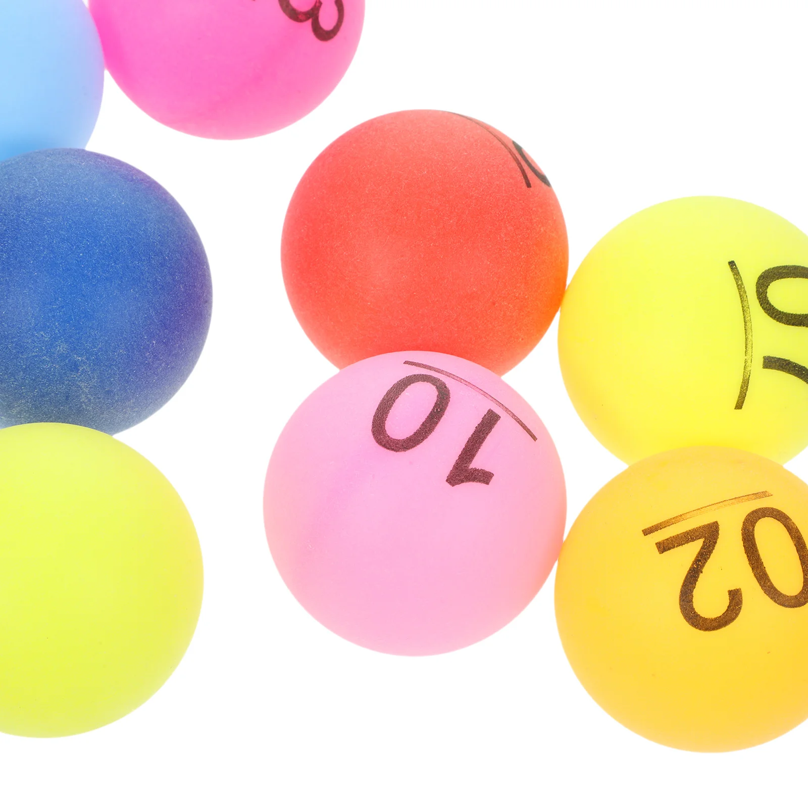 10 Pcs Football Cards Color Number Lottery Box Selection Party Draw Table Tennis Raffle Balls New Material Pp