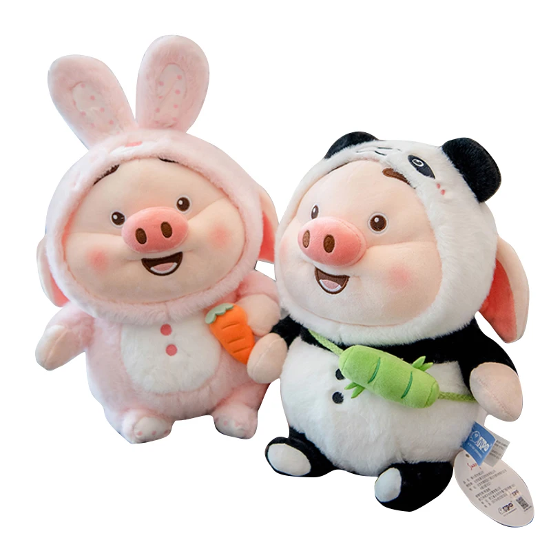 

35CM Creative Cute Pig Plush Toy Doll Network Red Toy Vibrato Pig Small Fart Pillow Girl Gift Home Decor Girl Birthday Gifts