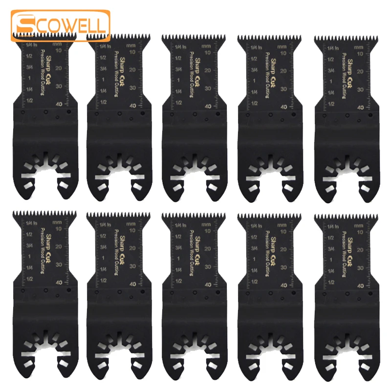 

100 PCS Japanese Teeth Clean Wood Cutting Plunge Saw Blades Oscillating Multi Tool Saw Blade