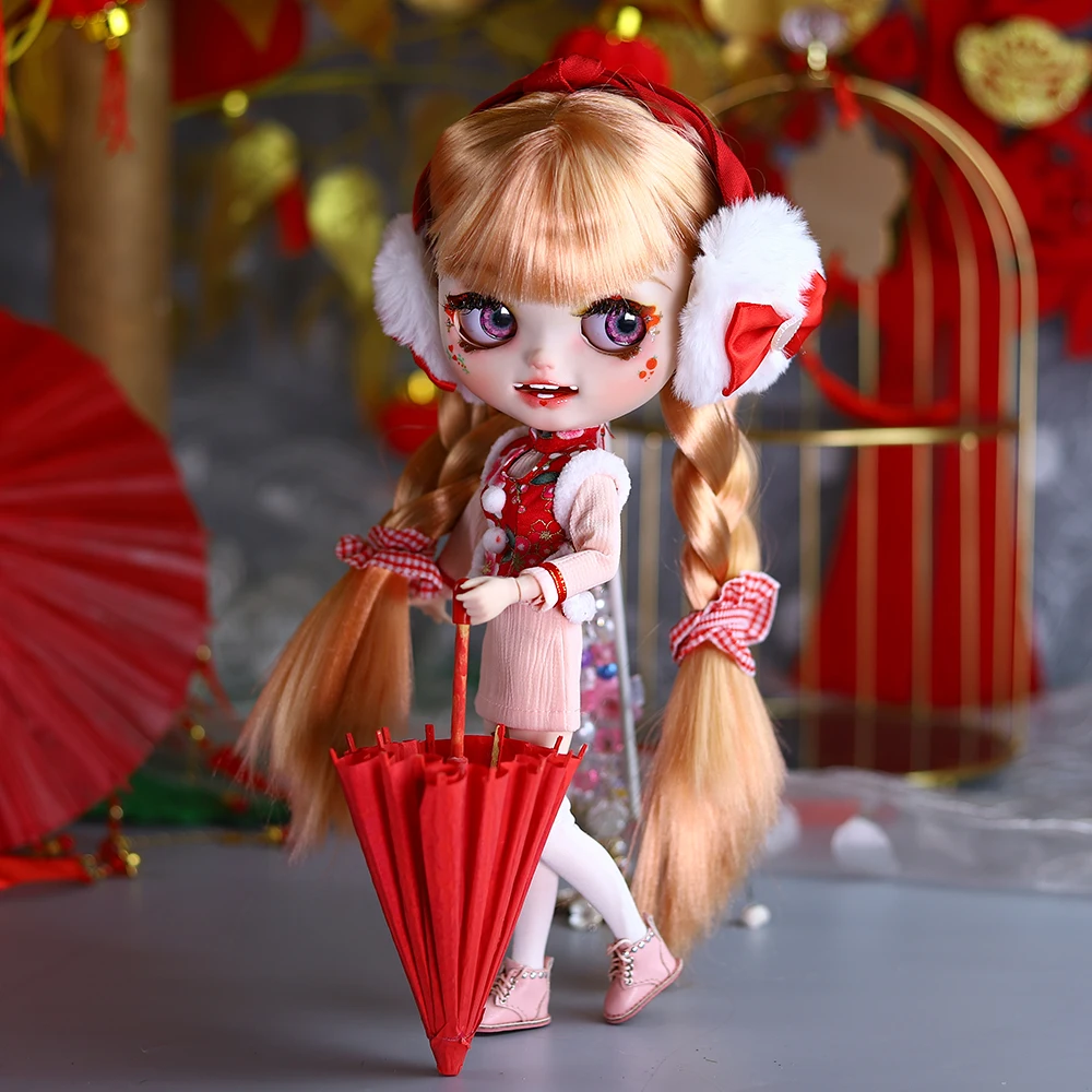 

ICY DBS Blyth Doll 1/6 Joint 30cm Hand Painted Set Doll Celebration New Year Hand Painted BJD Toy Fashion Gift