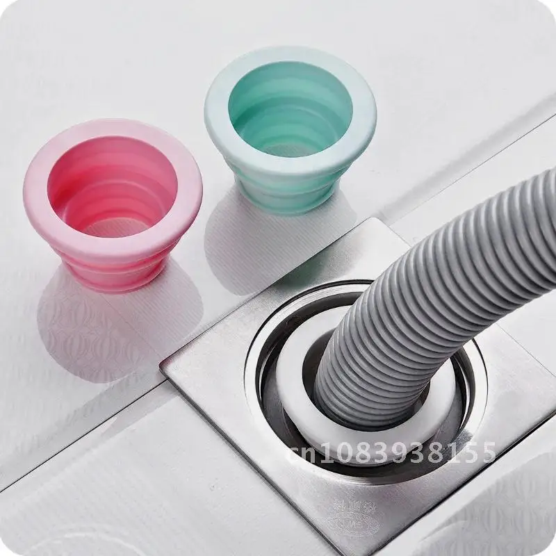 

Pest Control Sewer Pipe Anti-odor Deodorant Silicone Seal Ring Shower Drain Cover Washing Machine Pool Floor Drain Sealing Plug