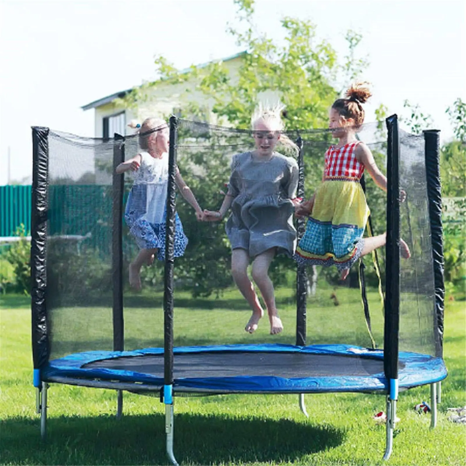Trampoline protective cover Replacement Trampoline Surround Pad Foam 6ft/8ft/10ft Safety Guard Spring Cover Padding Pads Spring Cover UV-Resistant