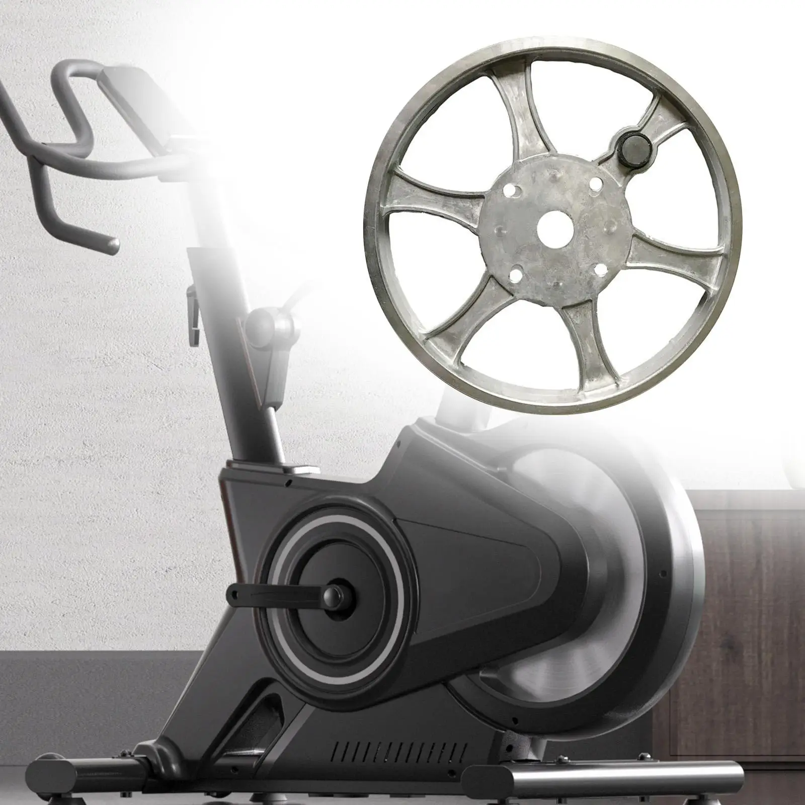Exercise Bike Drive Disc Easy to Install Modified Parts Axle Bearing Accessories Bicycle Equipment for Cycling Machine Home Gym