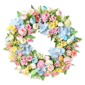 Easter Peony Floral Wreath 1