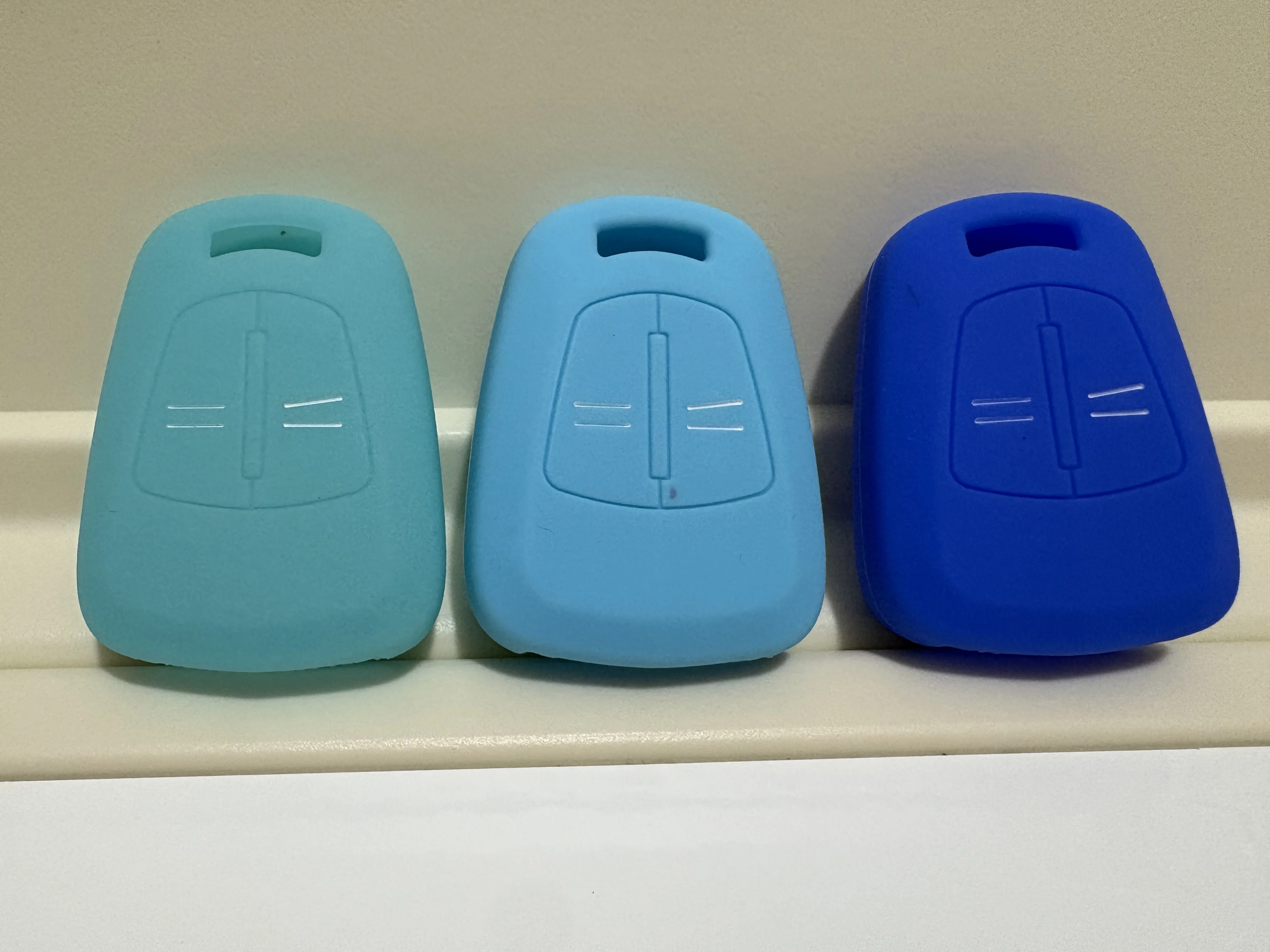 Premium Silicone Car Key Cover - 2 Button Remote Key Shell in Stylish Design