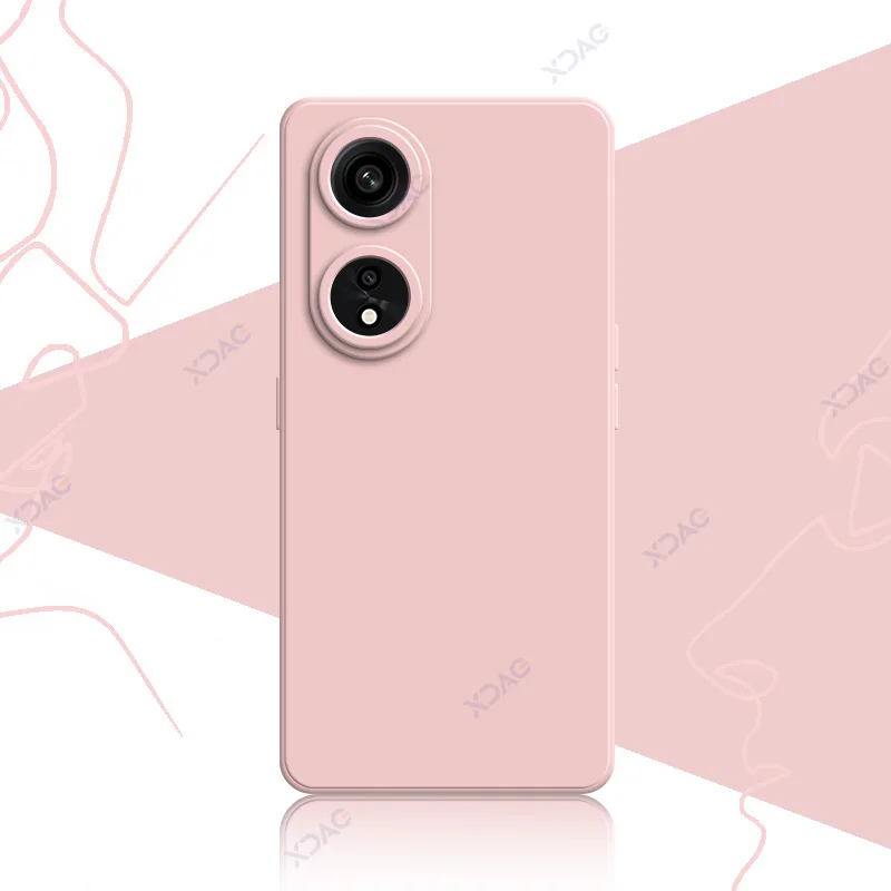 Luxury Dual Liner Shockproof Square Liquid Silicone Phone Case