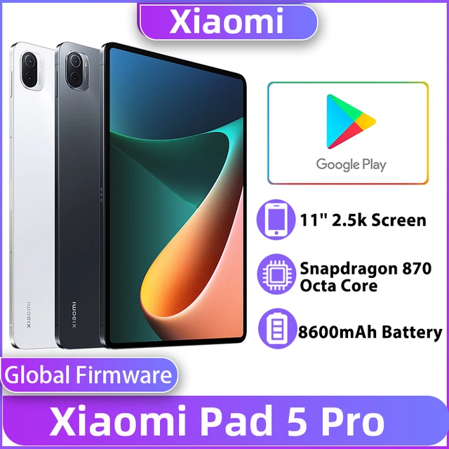 Xiaomi Mi Pad 5 Pro Tablet PC MIUI 13 Snapdragon 870 Octa Core 12.4 Inch  Screen