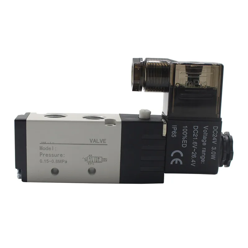 

4-в410-15 1/2 дюйма 2-позиционный 5-позиционный воздушный Соленоидный клапан ac220в 220В 12В 12В 24В