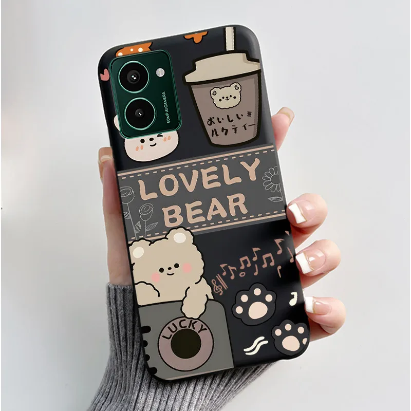 Cute Cartoon Soft Silicone Phone Case - Protective & Durable Cover