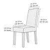 Soft Cheap Waterproof Chair Covers Solid Colours Chair Cover Stretch Elastic Office Chair Banquet Furniture Protector Home Decor 2