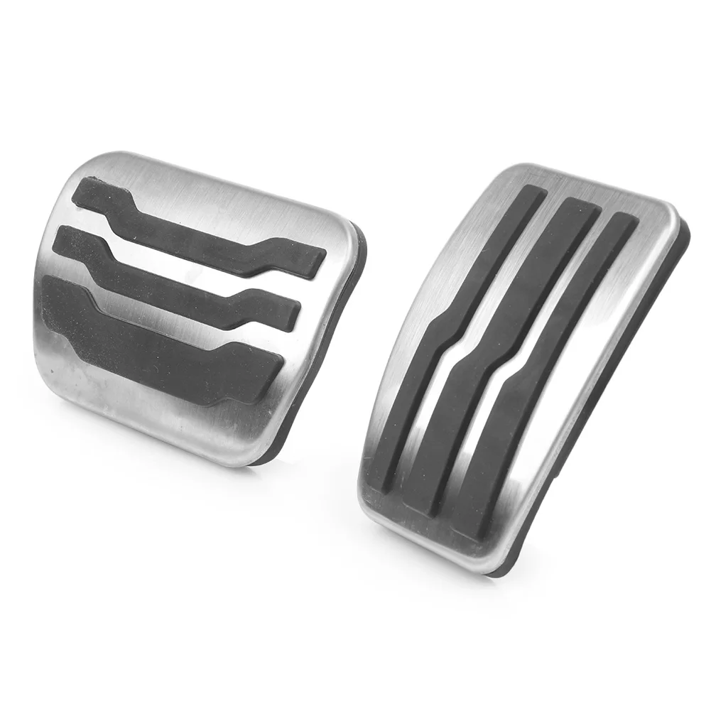 Aluminum Non-slip Car Gas Brake Foot Pedal Pad Cover For Ford F150 2011