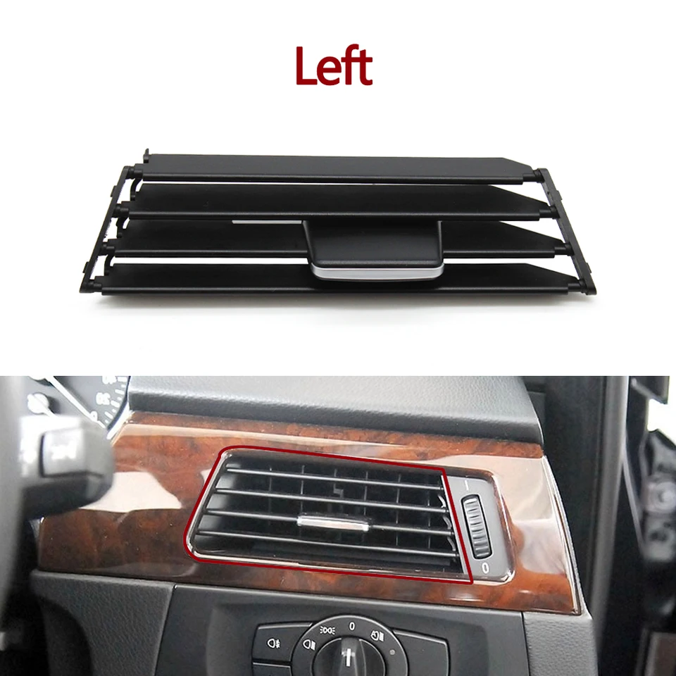 Rejilla De Aire Acondicionado Para BMW Serie 3 E90/E91 2005-2012 - Panel Trasero, Colores Negro/Beige/Gris/Carbono