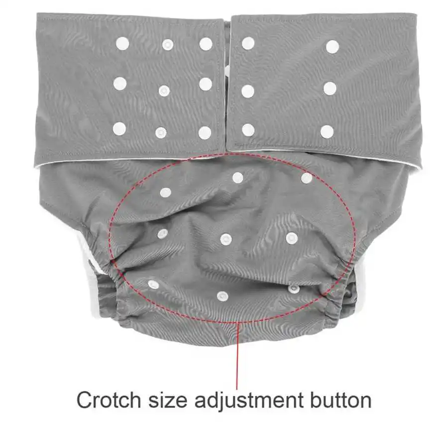 Reusable Diapers Washable Adult Pocket Nappy Cover Adjustable Reusable Diaper Adult Diaper Pants Old People Incontinence Pants Underwear