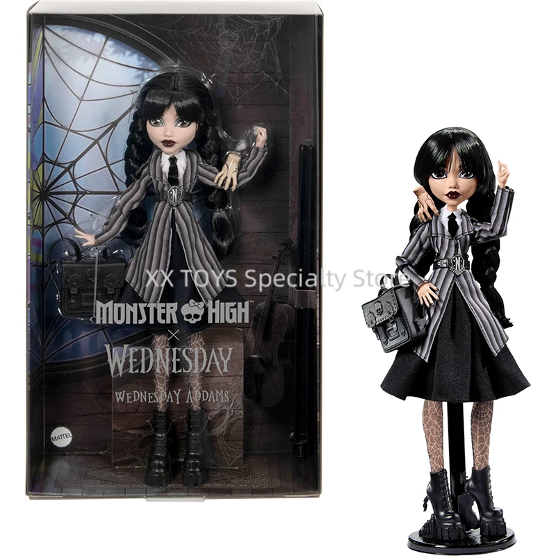 Monster High Wednesday Doll Addams Rave'N Wednesday Enid