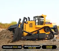 HUINA 1554 1/16 RC Car Toy Truck Remote Controlled Bulldozer Alloy Tractor Engineering Car Model Toys for Boys Children's Gifts 2
