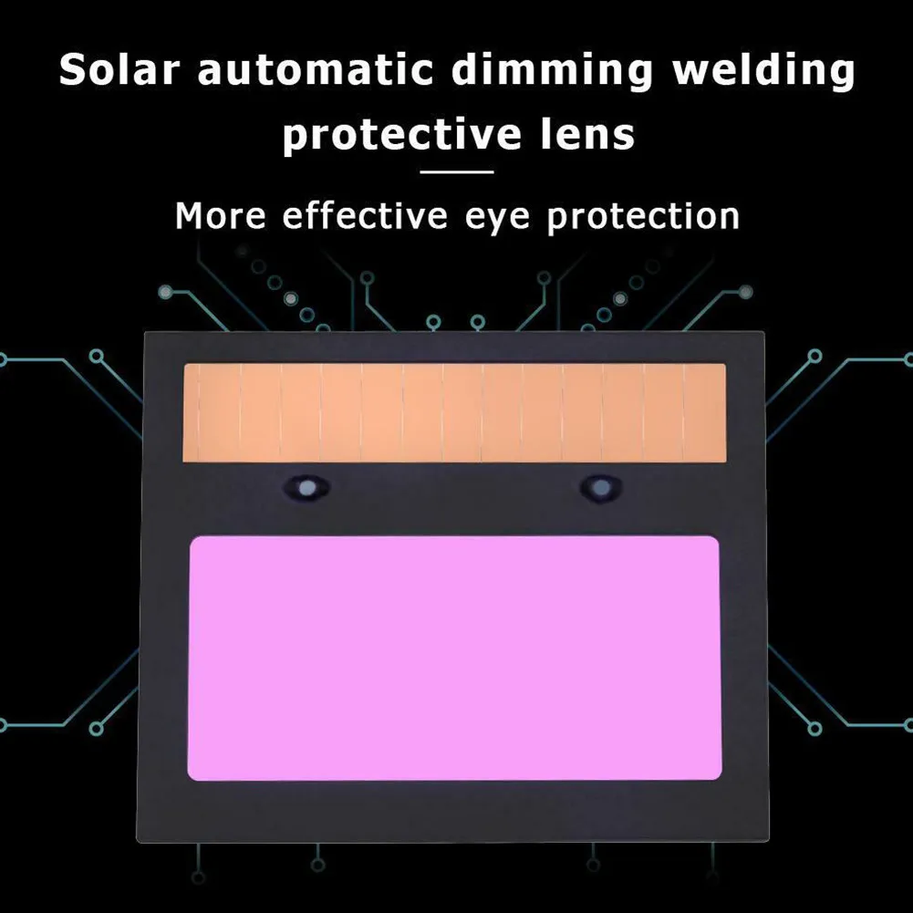 

Auto Darkening Welding Filter Industrial PA/PP With Manual Level Setting Function 0.35 Inch 1 Pc 110 Mm*90 Mm