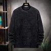Plus Size Men's Sweater Wool Warm Pullovers O-Neck Knit Winter Fit Tops Male Thick Knitwear Mens Bottoming Shirt 8XL 7XL 6XL 5XL 4