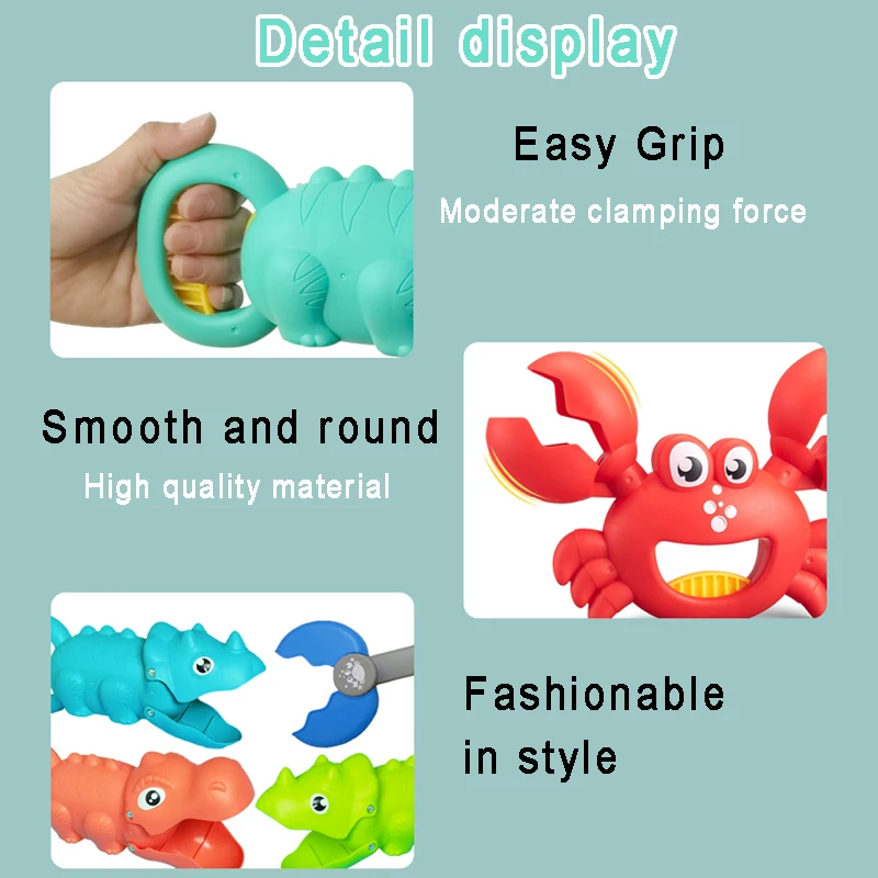 Animal Sand Grabber Baby Bath Beach Toys Sand Play Lobster Claw Beach Accessorie Snow Outdoor Summer Swim Pool Bathtub Kids Toys 5