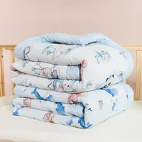 Baby Cartoon Beanie Blanket Four Seasons Baby Blanket Newborn Quilt Kindergarten Blanket Autumn Winter Quilt Nap Blanket