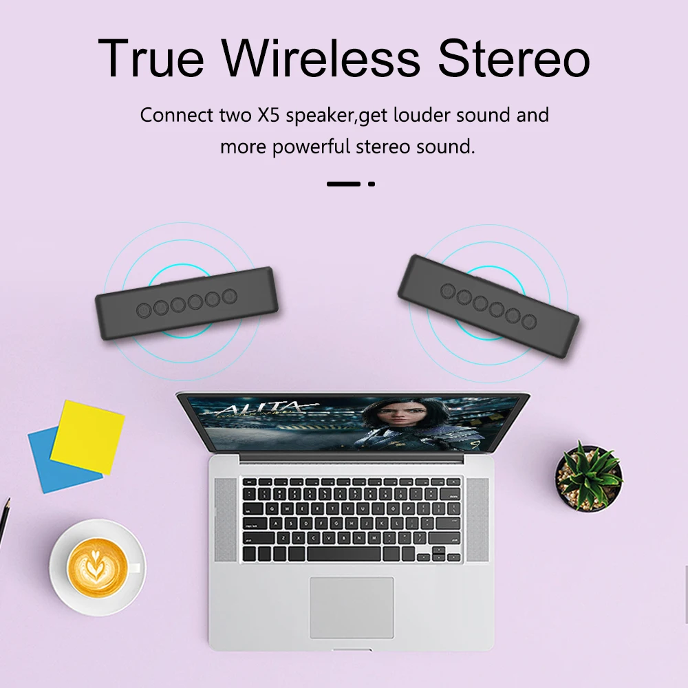 Portable Wireless Bluetooth Speaker V5.0 TWS Type-C Loud Stereo Super Bass IPX6 Waterproof 30W Subwoofer Speaker