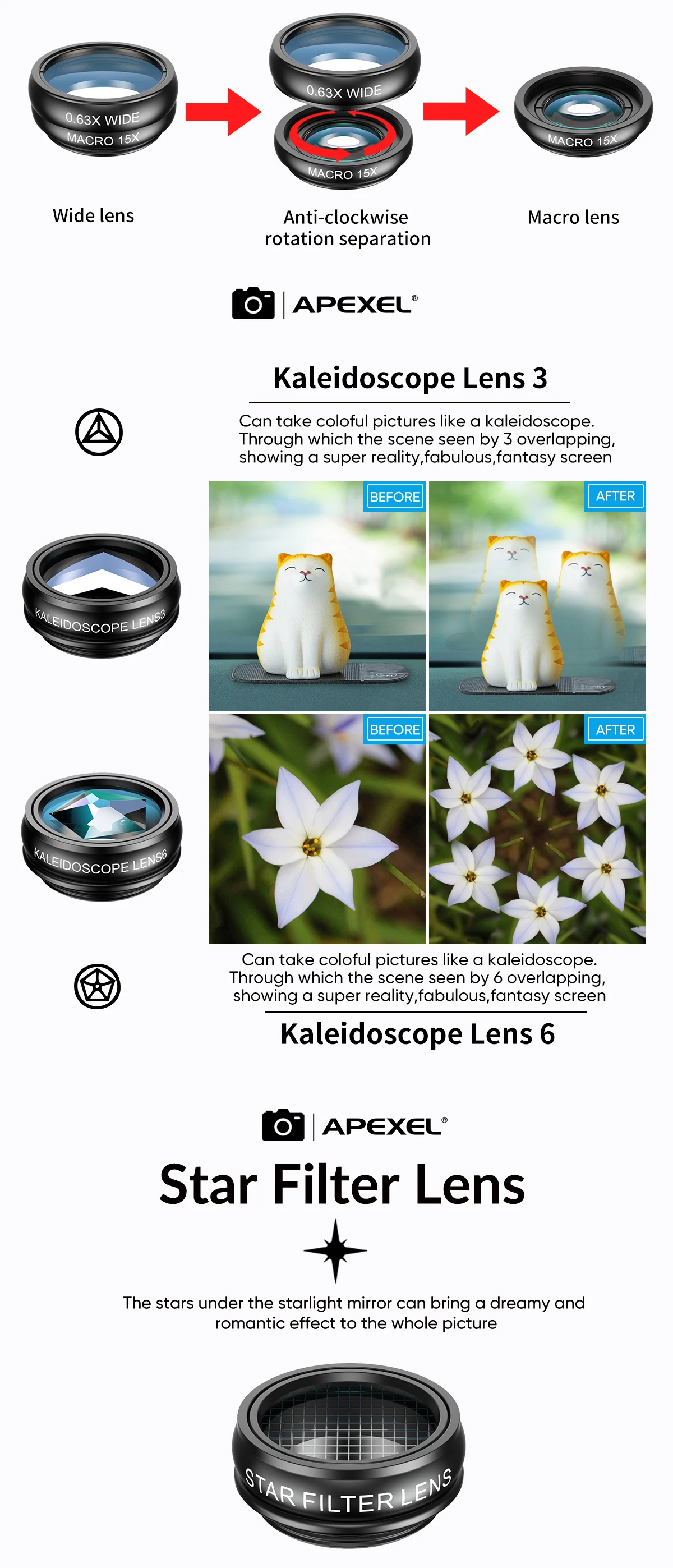lentes para celular
