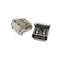 5PCS USB Type A Standard Port Female Solder Jacks Connector PCB Socket Type B 90 Degree Horizontal Straight Insertion Patch - Image 4