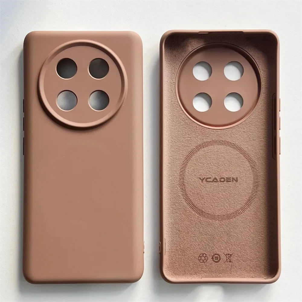 Candy Color Magnetic Liquid Silicone Case Cover