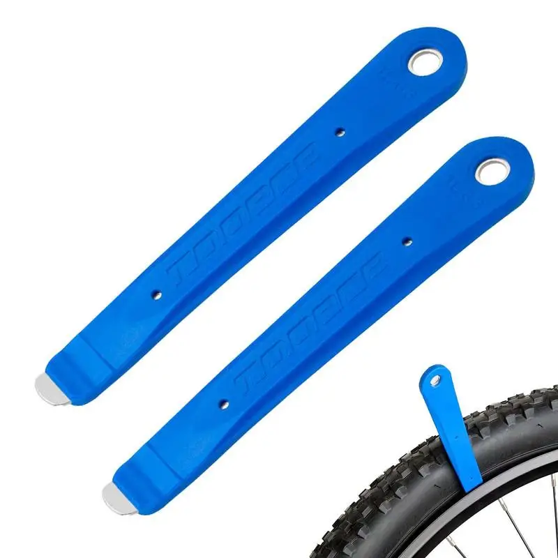 

2-Piece Bicycle Cycling Tool Tire Remover Iron Lever Pry Bar Changer Tire Metal High Strength Durable Tyre Levers For Bicycle