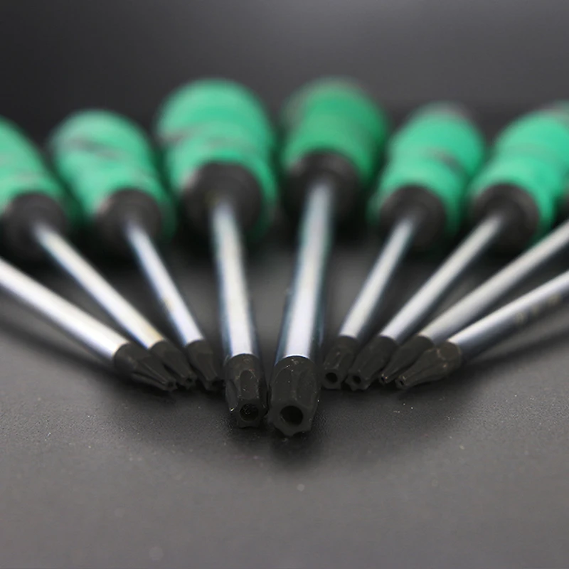 LAOA-destornillador Torx S2, destornillador Hexagonal de acero de aleación con orificio medio T6/T7/T8/T9/T10/T15/T20/T25/T30, 1 unidad