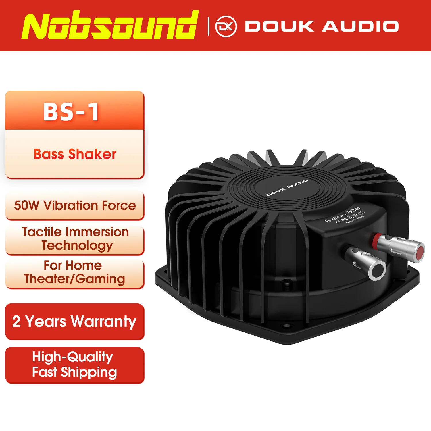 Nobsound-家庭および車用の触覚ベースシェーカー、サブ