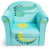 Children's Sofa Armrest Chair with Pattern, Toddler Furniture w/Sturdy Wood Construction, Preschool 1