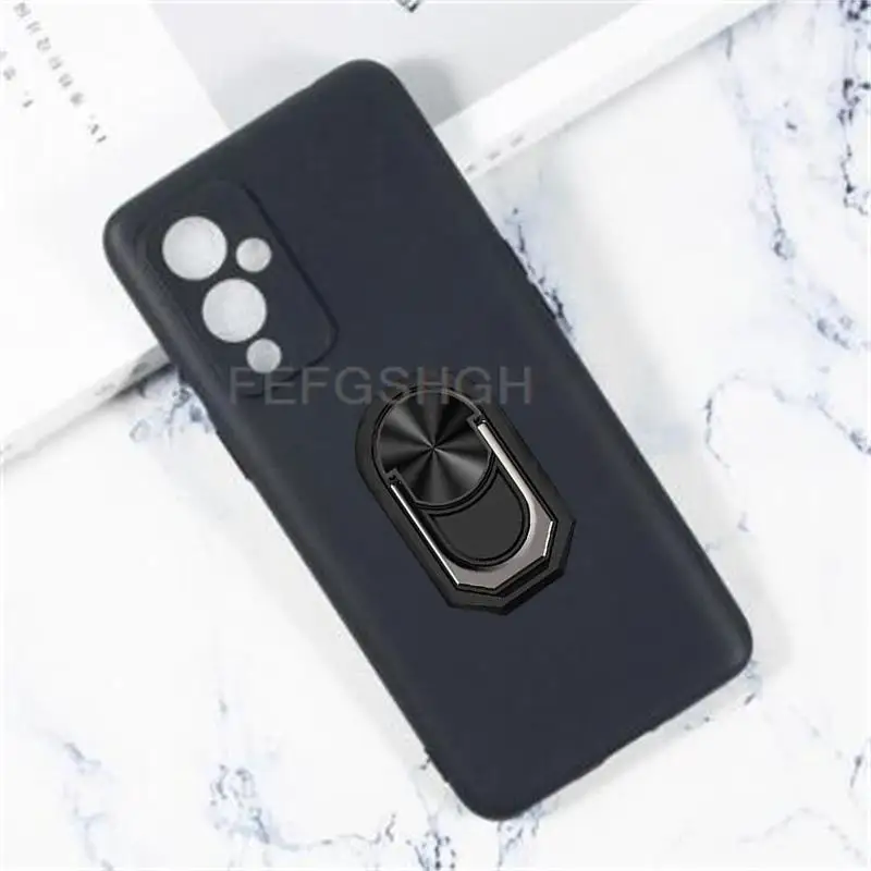 Per Oneplus 9 One Plus 9 Custodia Morbida In Silicone Tpu Con Anello Posteriore Per Oneplus 9 One Plus9 9 9 Cover Per Telefono