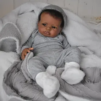 Lifelike Black Reborn Doll 1