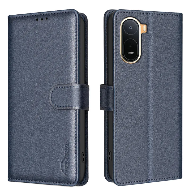 Elegant Leather Wallet Phone Case with Card Slot