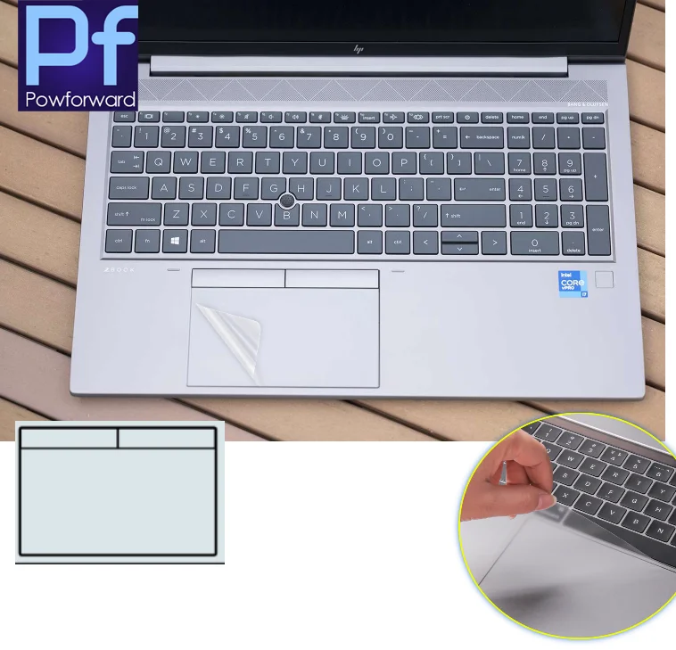 2PCS Matte for HP Zbook Firefly 15 G10 G9 G8 G7 Firefly 14 G10 G9 G8 G7 Touchpad Protective film Sticker Protector TOUCH PAD