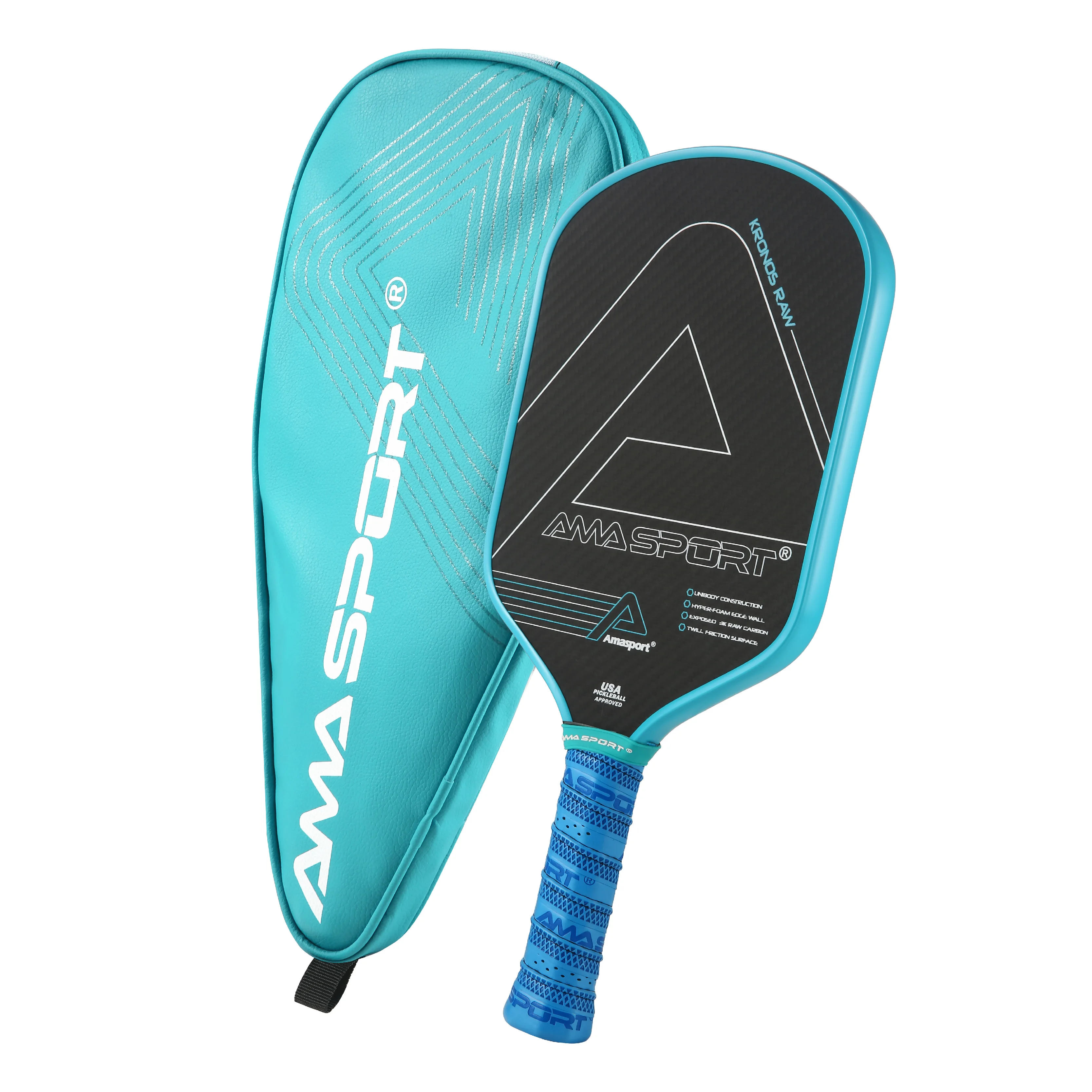 AMA Sport Kronos ローカーボンファイバーピックルボールパド