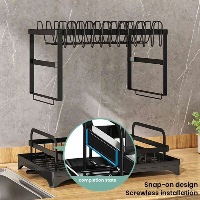 2-Tier Dish Drying Rack 6