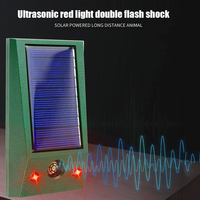 Napenergia Állati Riasztó Riasztás Indukció Hangfény Megijeszti A Vaddisznó Kutya Szarvas Madár - Image 4