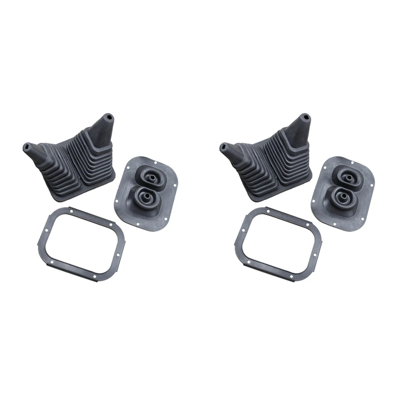 

2X Gear Shift Lever Knob Inner Outer Dust Cover Frame Fit For Mitsubishi Pajero Montero Shogun MK2 V31 V32 V33