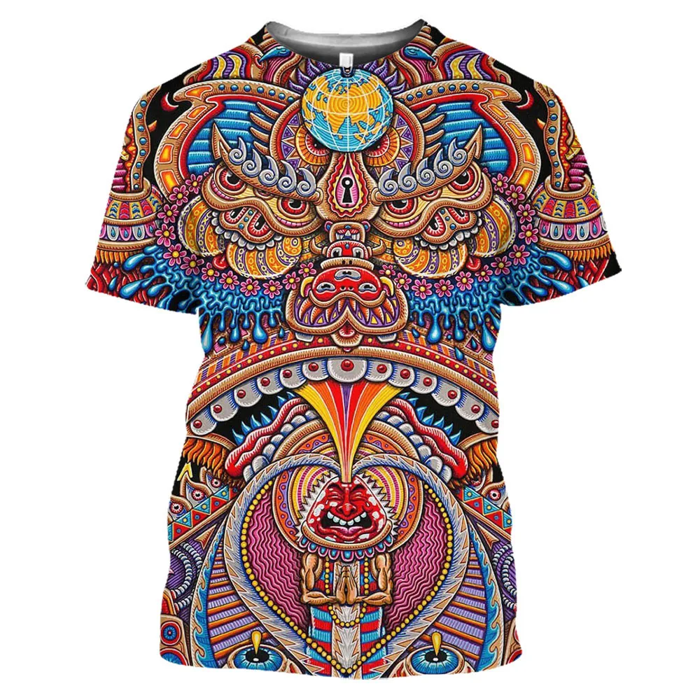 

Summer 3d Print Graphic T Shirts For Men Psychedelic Swirl T Shirt Casual Gothic Tee Short Sleeve Unisex Kids Tops Clothing
