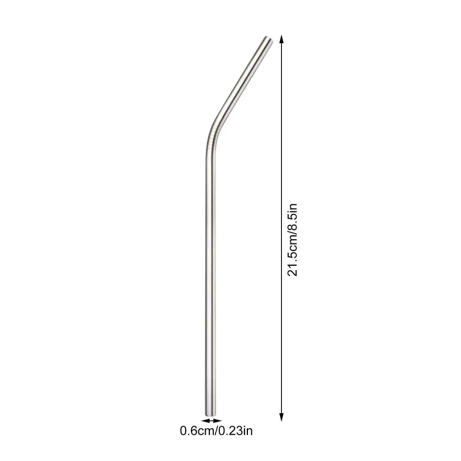 Reusable Metal Straws For 20oz 5 Colors Stainless Steel Straw Long Metal Straws Kids Tumblers Frozen Drinks Milkshakes